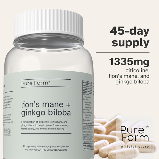 Lion's Mane + Ginkgo Biloba