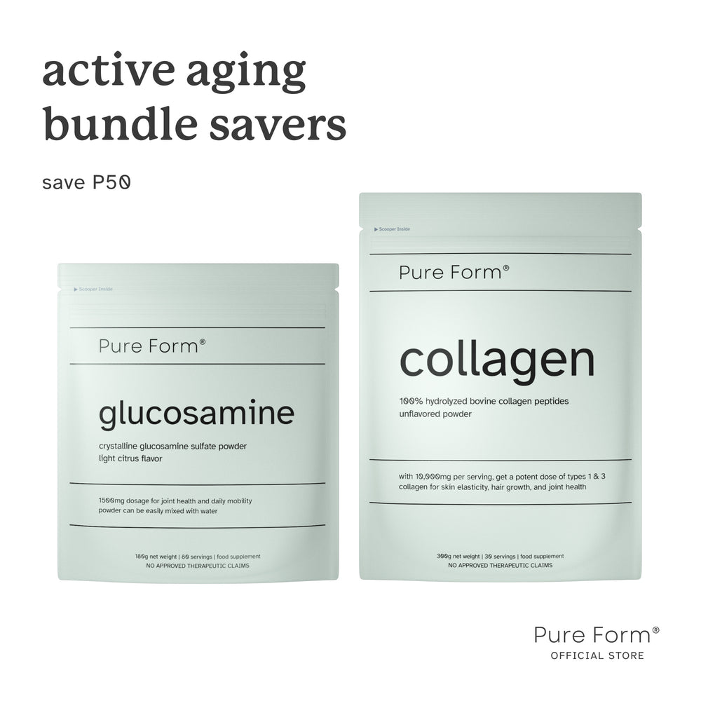Pure Form® Glucosamine + Collagen | Active Aging Bundle Savers