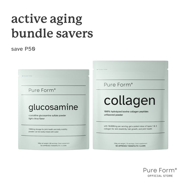 Pure Form® Glucosamine + Collagen | Active Aging Bundle Savers