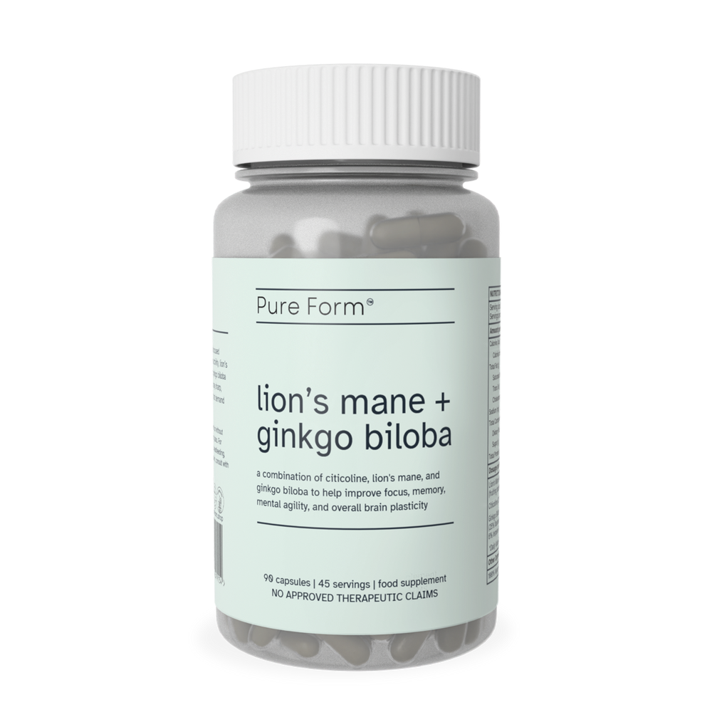 Lion's Mane + Ginkgo Biloba