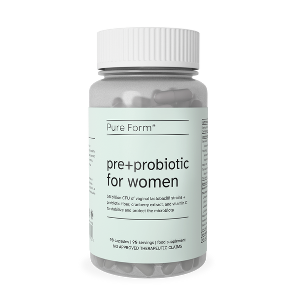 Pure Form® Pre+Probiotic for Women | 50B CFU Lactobacilli Strains