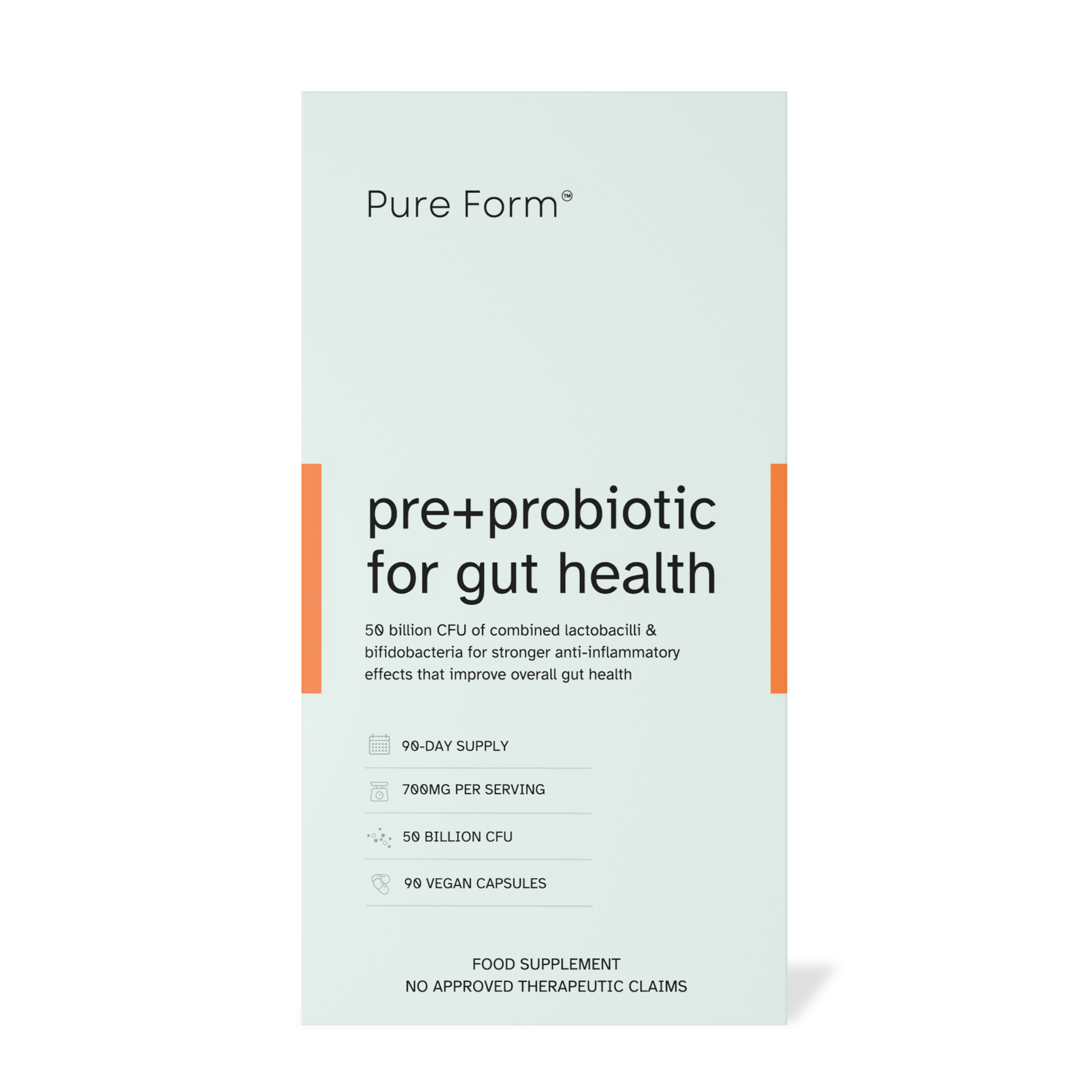 Pure Form Pre+Probiotic for Gut Health