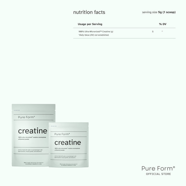 Pure Form® Creatine + Lion's Mane + Ginkgo Biloba | Brain Boost Bundle Savers