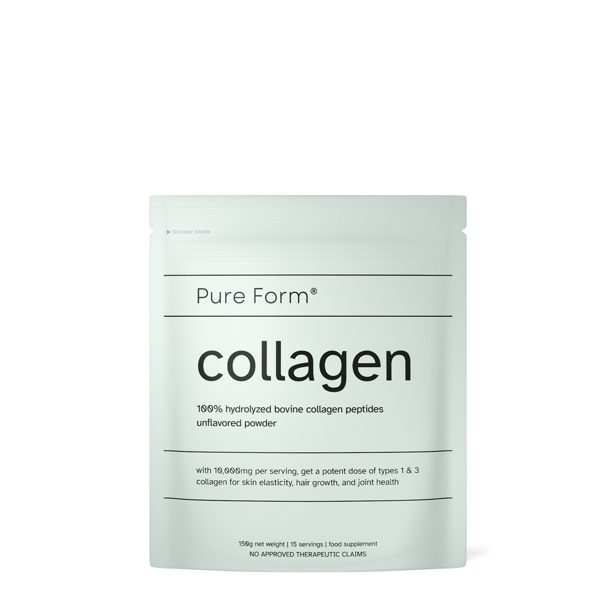 Pure Form® Collagen | 10,000mg Hydrolyzed Bovine Collagen