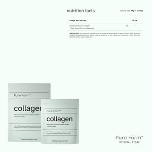 Pure Form® 100% Hydrolyzed Bovine Collagen + Hydration Flask Bundle Savers