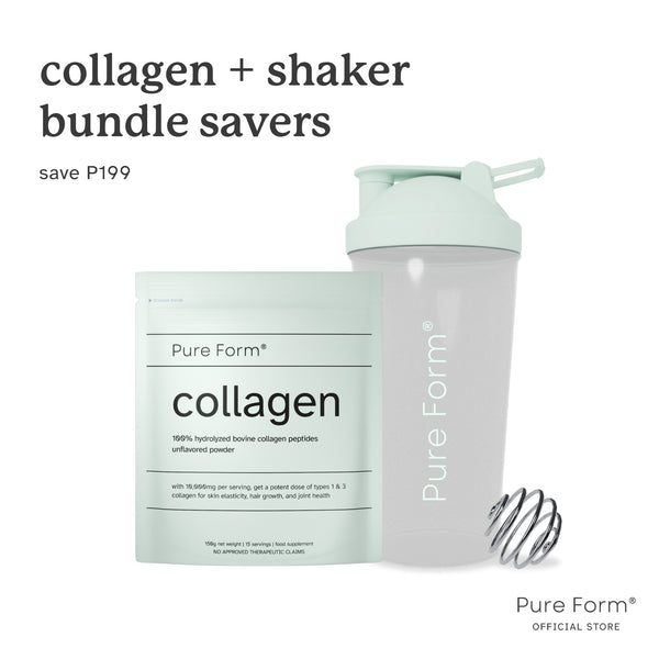 Collagen + Shaker Bottle | Pure Form® Bundle Savers