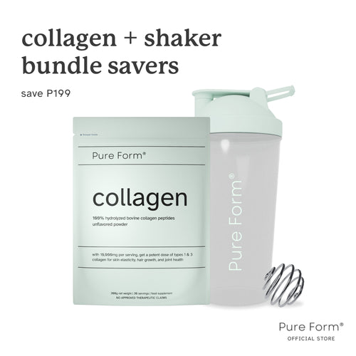 Collagen + Shaker Bottle | Pure Form® Bundle Savers