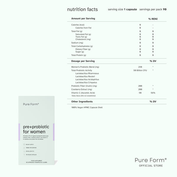 Pure Form® Inositol + Pre+Probiotic for Women |  Hormonal Balance Bundle Savers