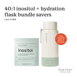 Pure Form® 40:1 Inositol + Hydration Flask