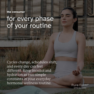 Pure Form® 40:1 Inositol + Hydration Flask