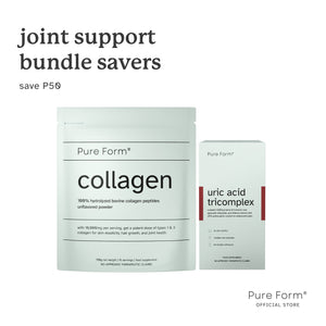 Pure Form® Uric Acid Tricomplex + Collagen |  Joint Support Bundle Savers