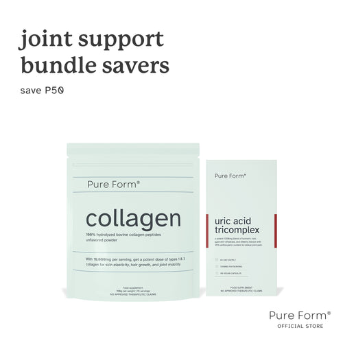 Pure Form® Uric Acid Tricomplex + Collagen |  Joint Support Bundle Savers