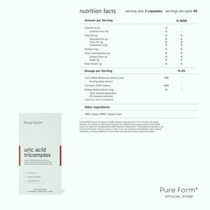 Pure Form® Uric Acid Tricomplex + Collagen |  Joint Support Bundle Savers