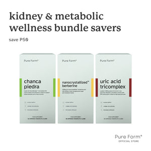 Pure Form® Chanca Piedra + Nanocrystallized Berberine + Uric Acid Tricomplex