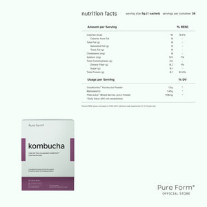 Pure Form® Kombucha + Pre+Probiotic for Gut Gut Reset Bundle Savers |  Daily Gut Balance | Digestive Wellness