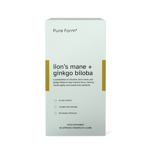 Pure Form® Lion's Mane + Ginkgo Biloba