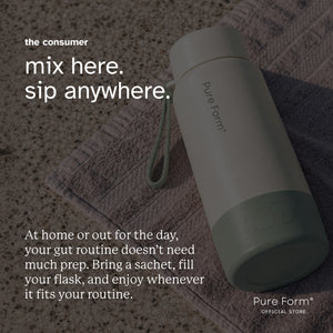 Pure Form® Mixed Berries Kombucha + Hydration Flask