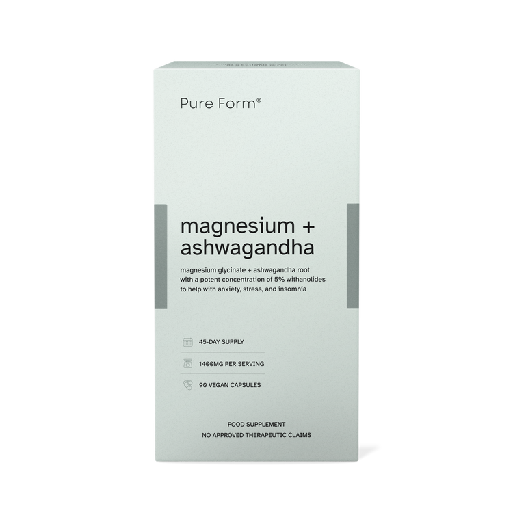 Pure Form® Magnesium + Ashwagandha | Quality Sleep & Anxiety Relief