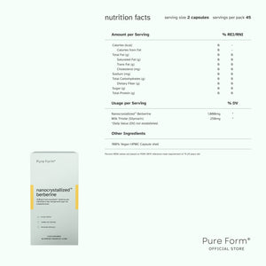 Pure Form® Berberine + Apple Cider Vinegar + Pre+Probiotic for Gut Health | Metabolic Wellness Bundle Savers