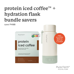 Pure Form® Protein Iced Coffee™ + Hydration Flask
