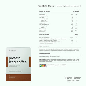 Pure Form® Protein Iced Coffee™ + Hydration Flask
