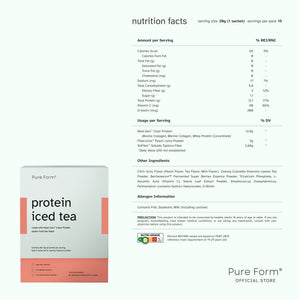 Pure Form® Protein Iced Tea™ + Hydration Flask
