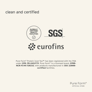 Pure Form® Protein Iced Tea™ + Hydration Flask