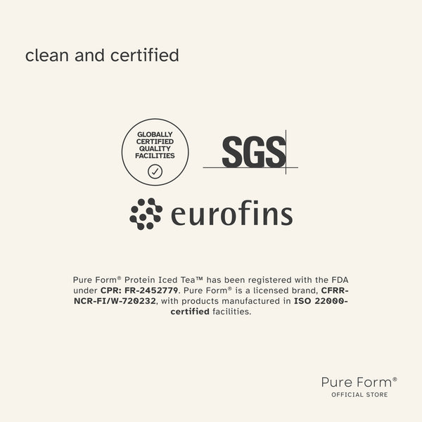 Pure Form® Protein Iced Tea™ + Hydration Flask