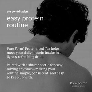 Pure Form® Protein Iced Tea + Shaker Bottle | Pure Form® Bundle Savers