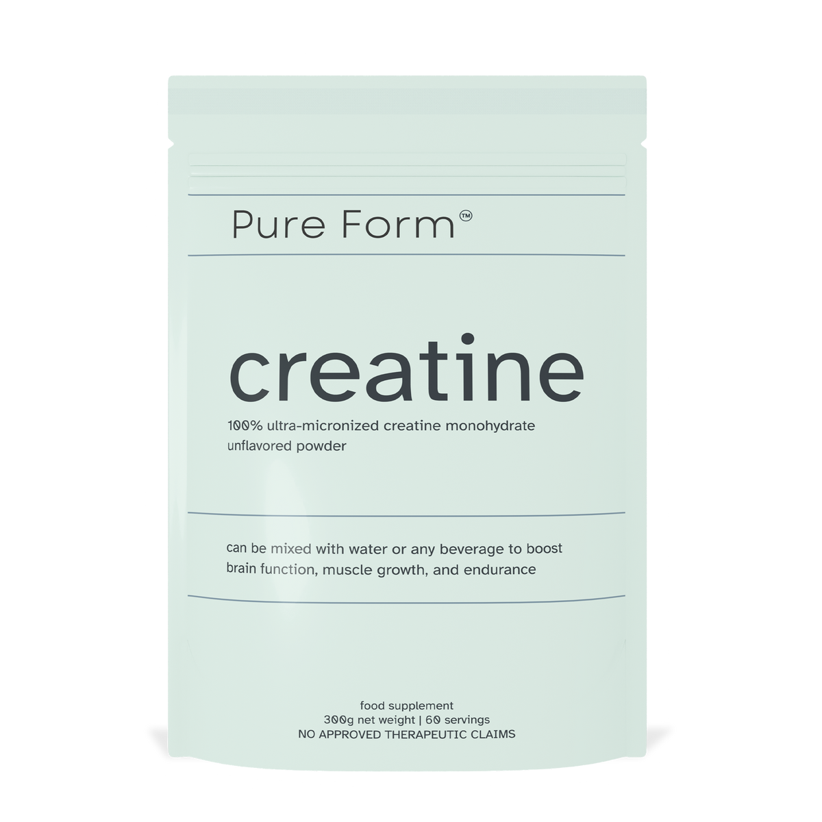 Pureform Creatine Pure Form® Ultra-Micronized Creatine Monohydrate | Unflavored Powder ...