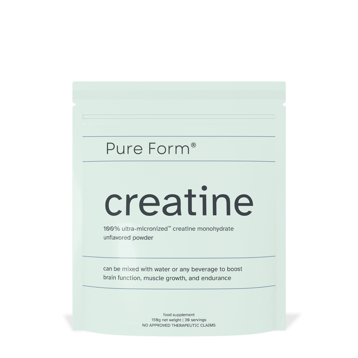 Pure Form® Ultra-Micronized™ Creatine Monohydrate | Unflavored Powder ...