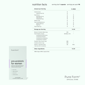 Pure Form Inositol + Pre+Probiotic for Women |  Hormonal Balance Bundle Savers