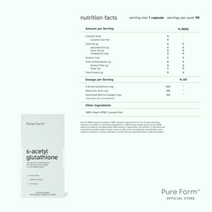 Pure Form Collagen + S-Acetyl Glutathione + Dental Whitening Strips |  Radiance & Self-Care Bundle Savers