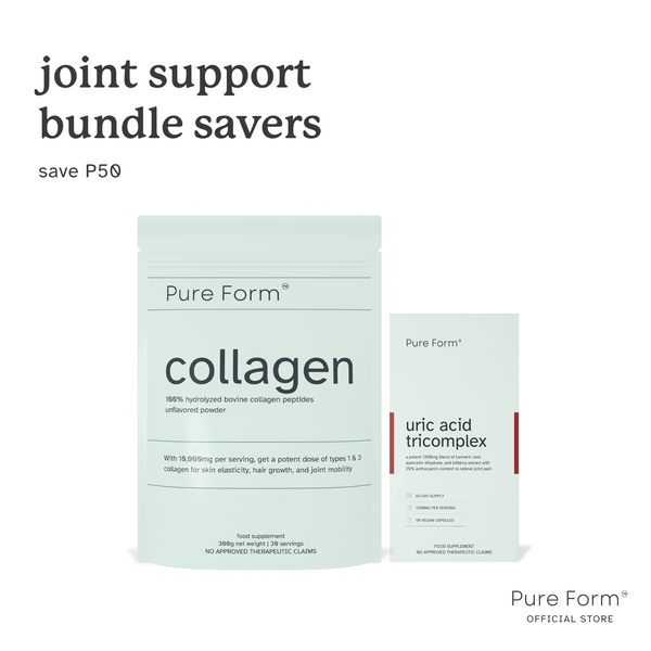 Pure Form Uric Acid Tricomplex + Collagen |  Joint Support Bundle Savers