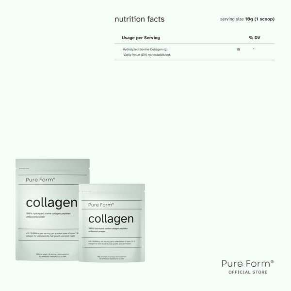 Pure Form® Collagen + S-Acetyl Glutathione + Dental Whitening Strips |  Radiance & Self-Care Bundle Savers
