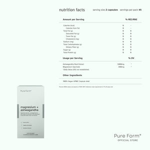 Pure Form® Melatonin + Magnesium+Ashwagandha | Sleep Reset Bundle Savers