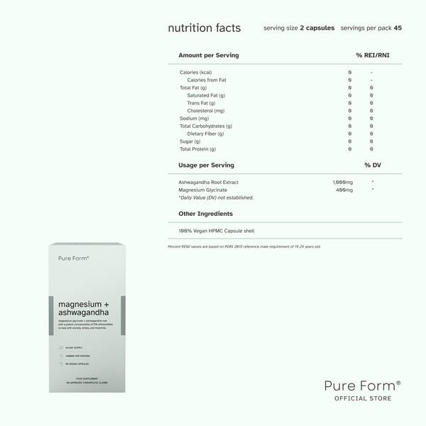 Pure Form® Melatonin + Magnesium+Ashwagandha | Sleep Reset Bundle Savers
