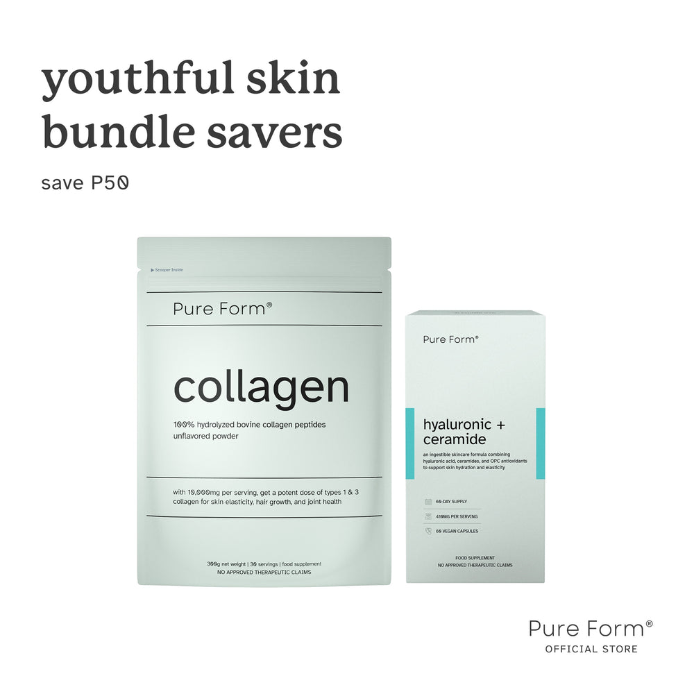 Pure Form® Hyaluronic + Ceramide + Collagen | Hydrate & Firm Bundle Savers