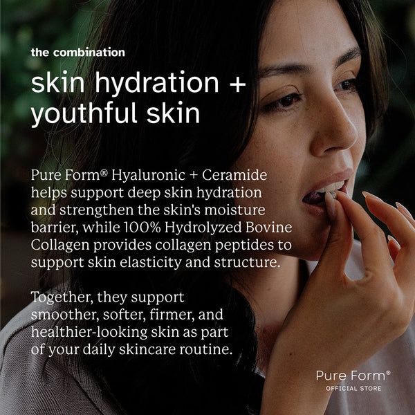 Pure Form® Hyaluronic + Ceramide + Collagen | Hydrate & Firm Bundle Savers
