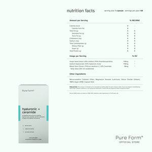 Pure Form® Hyaluronic + Ceramide + Collagen | Hydrate & Firm Bundle Savers