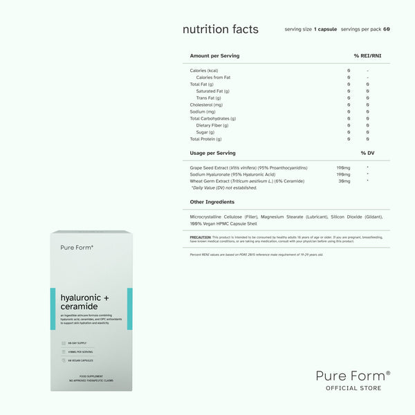 Pure Form® Hyaluronic + Ceramide + Collagen | Hydrate & Firm Bundle Savers